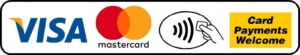 accept all major credit cards