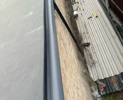 edge of flat roof installed in Beeston